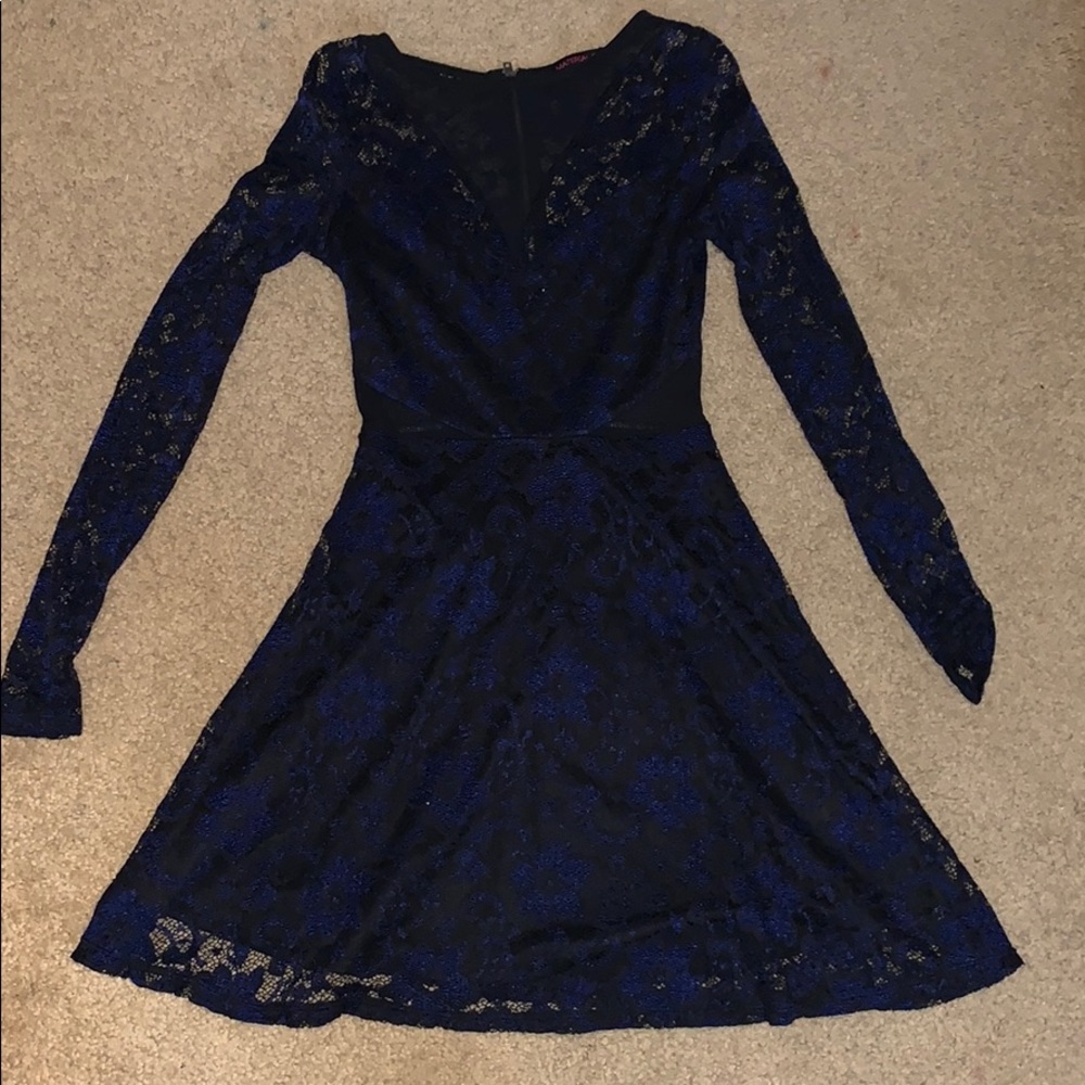 Lacey long sleeved dress